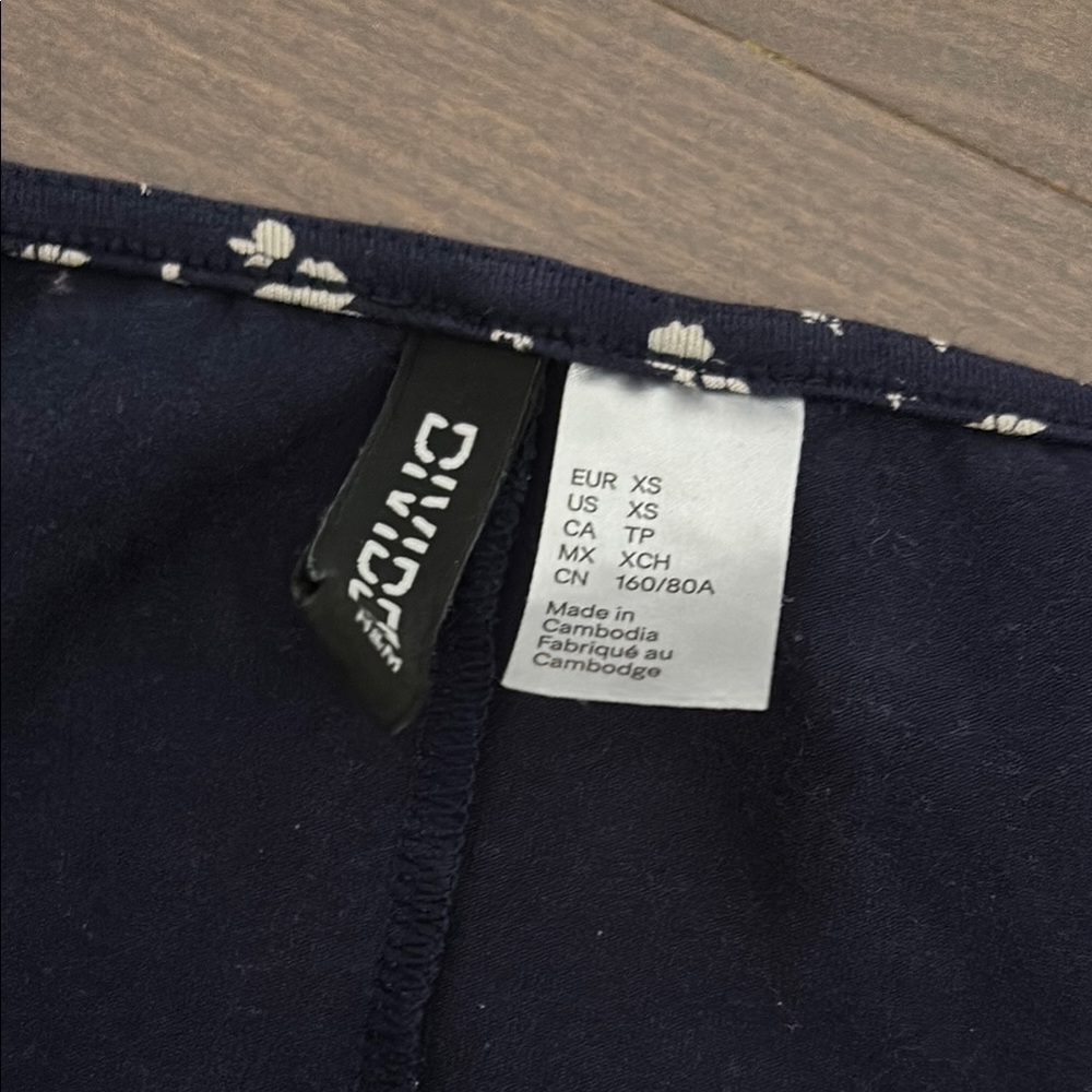 H&Navy Floral Women's Dress - Picture 2 of 5
